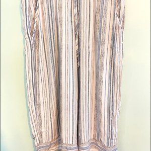 Patterned 3/4 length pants